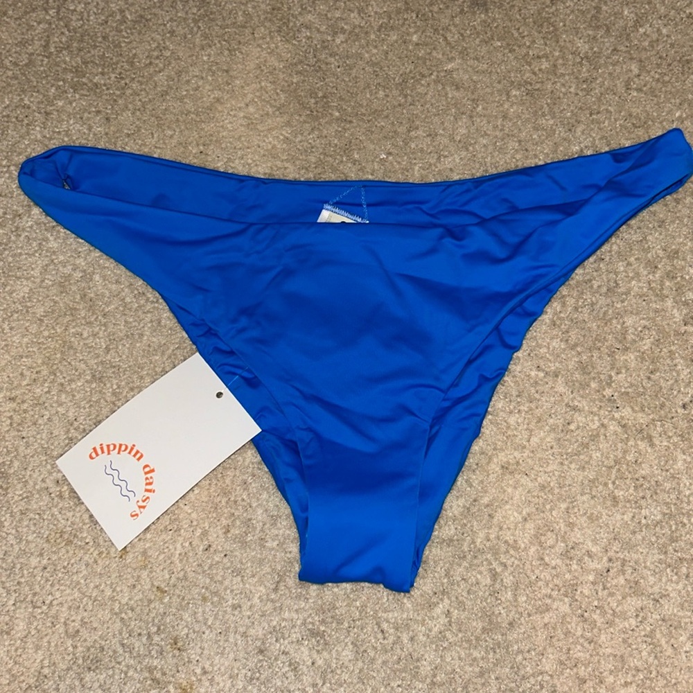 Royal blue Dippin daisys nocturnal cheeky bottoms size small, new with tags.